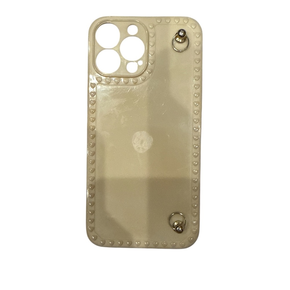 iPhone 15 Pro Max Cream Phone Case
